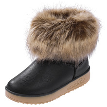 2014 new thick non slip bottom Dichotomanthes bottom warm imitation Fox Fur Boots