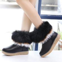 2014 new thick non slip bottom Dichotomanthes bottom warm imitation Fox Fur Boots
