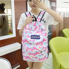NEW Hot selling Fashion Couples Bag Casual Double Shoulder Bag Pink School Bag Jans Backpack ZIPPER
