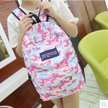 NEW Hot selling Fashion Couples Bag Casual Double Shoulder Bag Pink School Bag Jans Backpack ZIPPER
