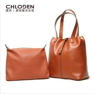 2015 free shipping factory direct sales genuine leather reteo beige black blue sky blue four colours