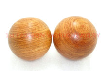 Natural Wooden Massage Health Ball 50mm Exercise Meditation Stress Relief Handball Fitness Ball Natural Health Care
