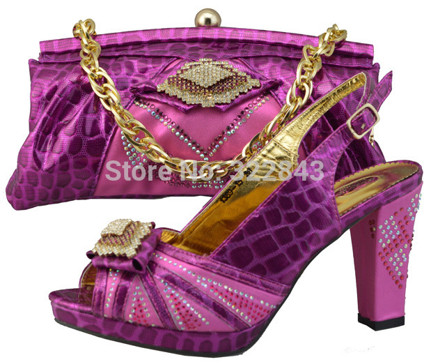 JB05 2015 Italian Shoes With Matching Bag High Quality Italy Shoes And Bag set For wedding