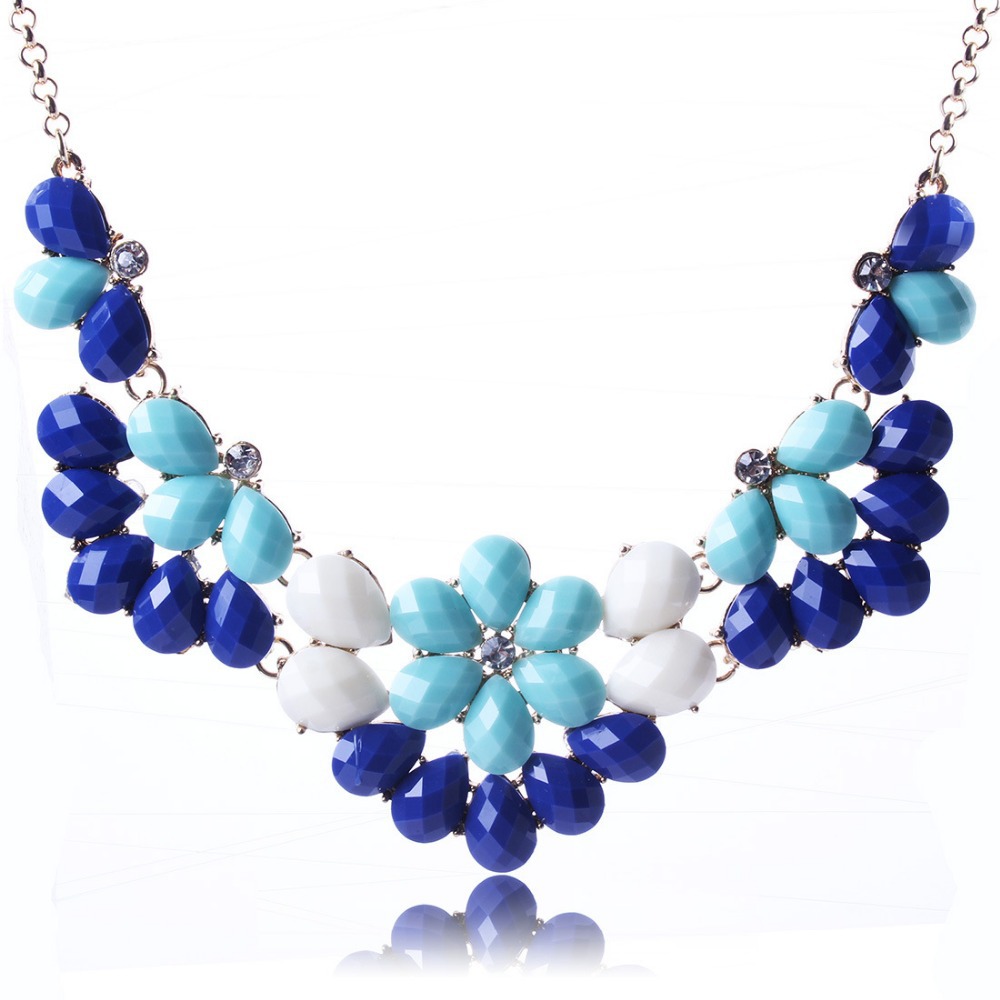 2014-statement-gold-chunky-flower-Necklaces-Pendants-wholesale-fashion ...