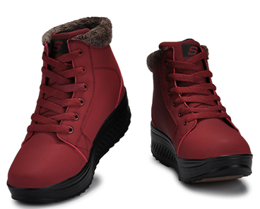 2014Winter snow shoes female plus velvet swing snow winter boots flat ankle winter boots sports cotton