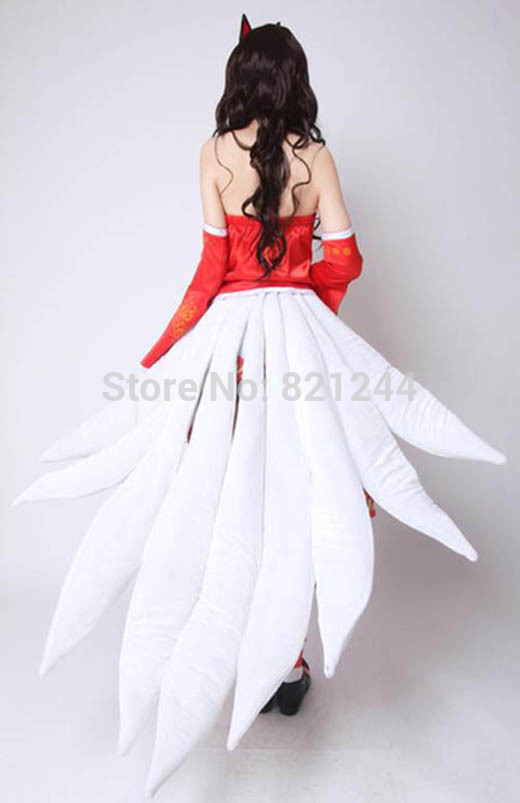 Купить Косплей для lol ahri девять хвост костюм lnu x boku ss soushi ...