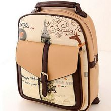 2014 New Popular Preppy Style Promotional women tote bags Top Quality Beauty pattern fashion and casual women backpacks LJ222