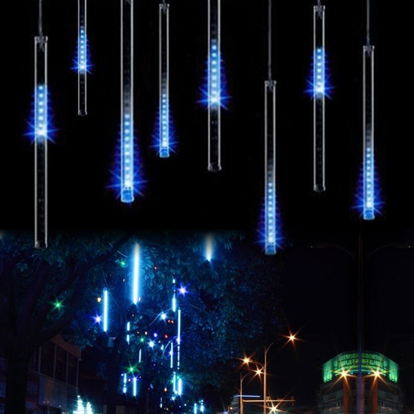 30cm 8 falling rain drop icicle snow fall string led xmas 30cm 8 falling rain drop icicle snow fall string led xmas