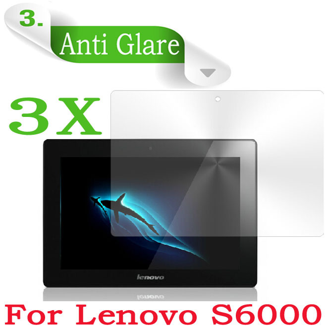 3pcs Matte Anti Glare Anti reflection Screen Protectors Lenovo IdeaTab S6000 Tablet PC 10 1 inch