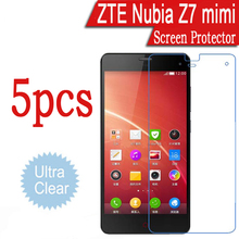 2014 accessories 5X Original ZTE Nubia Z7 mini Z7mini Guard LCD Clear Cellphone Screen Protector Film