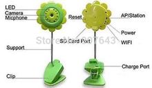 Flower Design Baby Monitor Wifi IP Camera DVR Night Vision Mic For IOS System Andriod Smartphone
