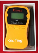 New 2014 N8 Hand-held Frequency Counter Meter(Color:yellow) suit for ham radio (walkie talkie tool)(CTCSS/DCS) free shipping