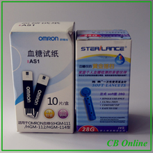 Hot Sales Health Care Blood Sugar Tests Paper Blood Glucose Test Strips Measurement of Blood Sugar