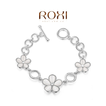New Sell Wholesale ROXI Fashion Accessorie CZ Diamond Gold Plated with SWA Element Blossom Bracelet Love Gift for Women