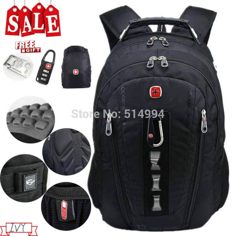 2014 NEW Swisslander 15 6 inch laptop backpacks notebook computer backpack laptop business bag for men