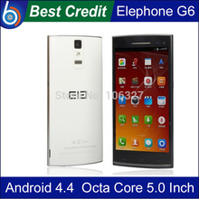 2014 New Original Elephone G6 Android 4.4 MTK6582 Octa Core 5.0 Inch Mobile Phone 1280*720 IPS 13.0MP Fingerprint ID WCDMA/Kate