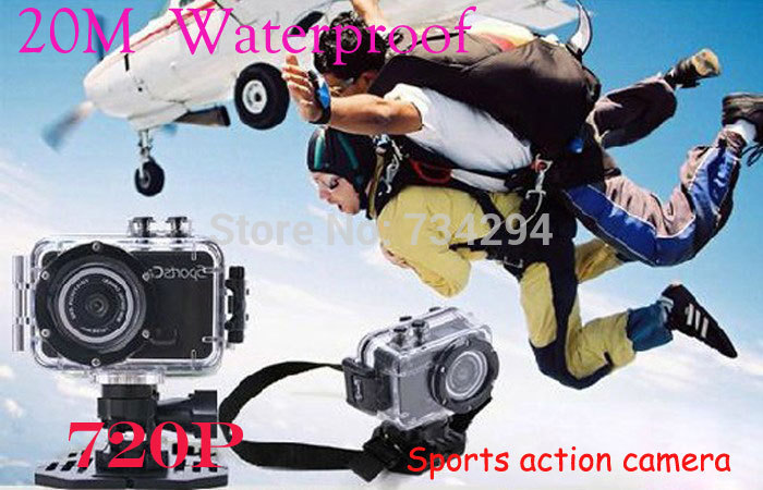 Same Go Pro hero 3 20M Waterproof M200 720P Sports Action Helmet Camera Digital DVR Mini