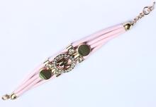 Free Shipping Luxury Women Kors Leather Bracelet Trendy Multi Color Bracelets Bangles For Sale
