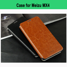 Mofi Flip Leather Case for Meizu MX4 MTK6595 Octa Core Cell Phone Stand Cover Gift Screen Screen Protector 4 Colors Optional