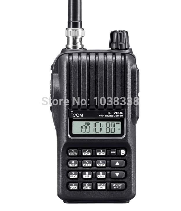 IC V80E 207channels VHF136 174 MHz ham radio two way radio walkie talkie Handheld Tranceiver