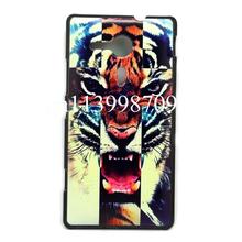 Fashion For sony Xperia SP M35h C5302 C5306 C5303 Cool Angry Tiger Skin Design Hard Plastic