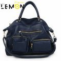 New 2015 Fashion Brand Genuine Leather Bag Solid Women Shoulder Bag