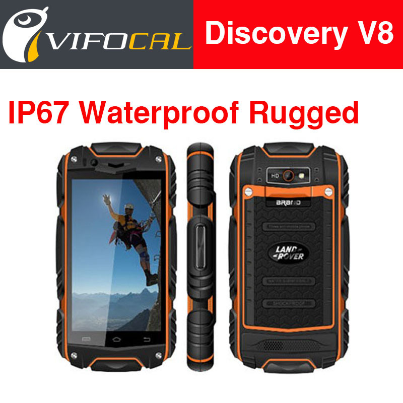 Discovery V8 IP67 Waterproof Rugged Phone 4 0 Screen Smartphone Android 4 2 OS MTK6572 Dual