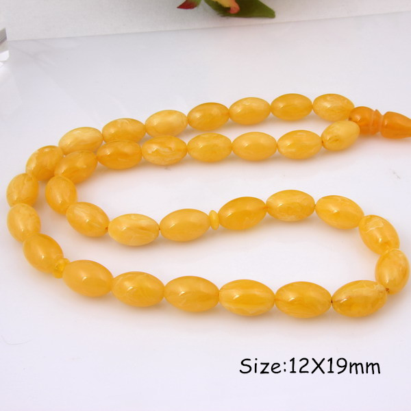 2014 New Charms Tibetan Prayer Beads Bracelets Natural Semi precious Stone High Quality 33 Amber Beads