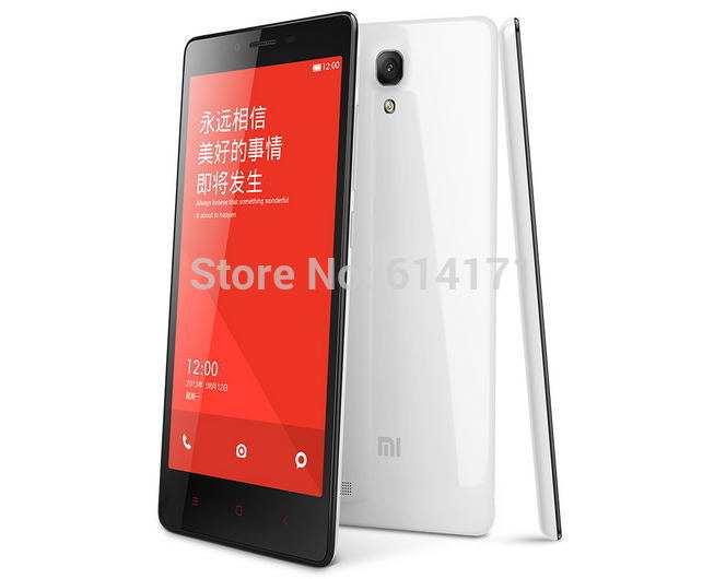 EMS DHL Xiaomi hongmi note 4G LTE redmi note red rice note MTK6592 Octa Core 1