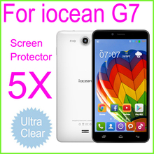5x Ultra Clear Glossy Transparent Screen Protector for iocean G7 6 44 IPS Screen Guard Protective