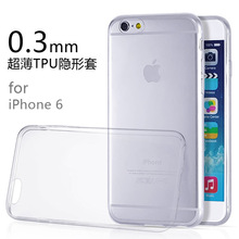 For iPhone 6 Mobile Shell 4.7inch For iPhone 6 5.5 ultrathin 0.03mm Mobile Shell TPU transparent protective case sleeve