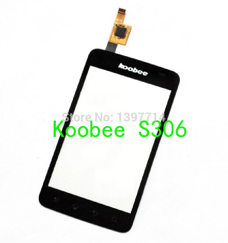 Free shipping 3 5 inch touch screen Koobee S306 Cell phone digitizer front panel