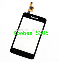 Free shipping 3.5 inch  touch screen Koobee S306 Cell phone digitizer front panel