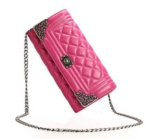 New Arrival 2014 Summer Fashion Brand Desigual Women Chain Messenger Bags Quality Sheepskin Leather Handbag Shoulder