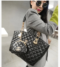 Free Shipping 2014 channelled bag gold chain bag women handbag shoulder bag TOP QUALITY Messenger bag