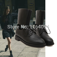 2014 European leg of the new Diablo series Reds show British retro strap Martin boots boots women’s boots
