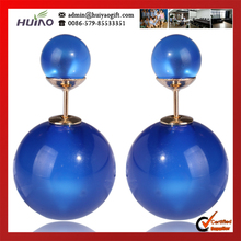 8 Colors In Stock Free Shipping Newest DesignTransparent Simulated Pearl Beads Earrings For Women