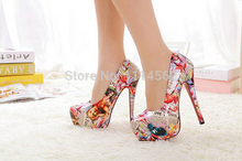 2015 High Quality Red Wedding Shoes For Women Prom Evening Party Dress Women Lady Bridal 14