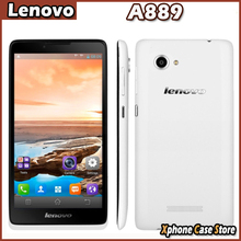 3G Lenovo A889 Cell Phone 6.0 inch Android 4.2 Smart Phone MTK6582 1.3GHz Quad Core RAM 1GB+ROM 8GB Dual SIM WCDMA & GSM Phones