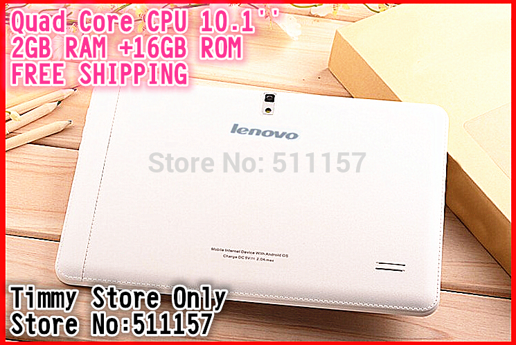 2015 Hot Tablet PC Lenovo Tablet 10 1 inch Quad Core 3G Wifi GPS Dual SIM