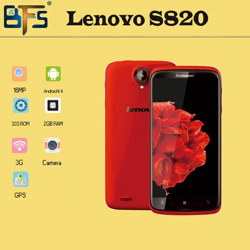 Lenovo S820 Original Lenovo S820 Original phone 4 7 inch IPS 1280x720 MTK6589 Quad Core 1