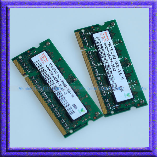 Hynix 2  2 x 1  DDR2 667 PC2 5300 SO-DIMM 200- 667  NON-ECC   200pin       