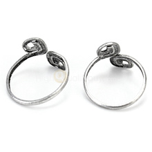 2 Pcs Unique Design Size Adjustable Toe Ring Spring Summer Foot Beach Jewelry