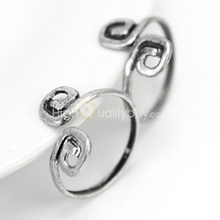 2 Pcs Unique Design Size Adjustable Toe Ring Spring Summer Foot Beach Jewelry