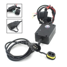 CFree Shipping Motorcycle Waterproof USB Power Supply Port Socket Charger Outlet For Phone GPS