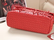 Free Shipping Genuine Italian Leather Women s Shoulder Bags Fashion Woven Lady Brand Tote Bag Handbag