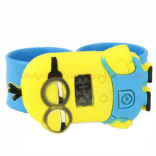 2014 New Fashion Brand Children Digital Watches Men Women Dress Watches Silicone Led Minions Cartoon Watch