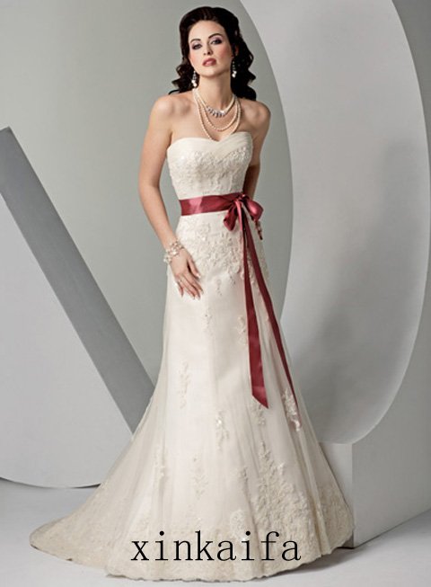 Red and ivory dress Red and ivory dress