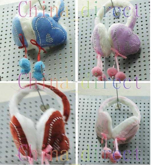 PUFFY FLUFFY EAR WARMER MUFFS HEADBAND 20pcs/lot new winter ear muffs/covers(China (Mainland))