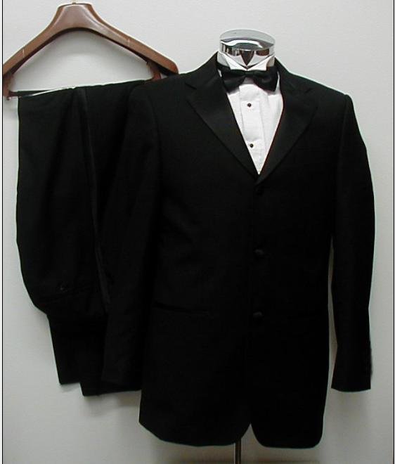 tuxedo wedding Bridegroom suit Clothes Pants tie 90017 New black mens